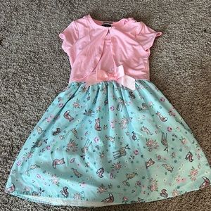 Little Girls Size 6x dress in spring/summer colors